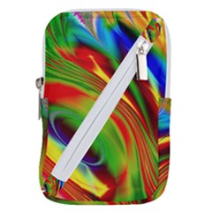 Artwork Digital Art Fractal Colors Belt Pouch Bag (large) by Wegoenart