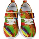 Artwork Digital Art Fractal Colors Kids  Velcro Strap Shoes View1