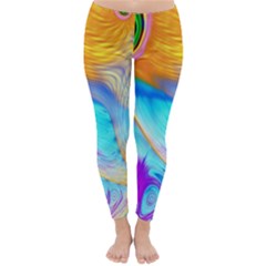 Artwork Digital Art Fractal Colors Classic Winter Leggings