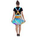 Artwork Digital Art Fractal Colors Velvet Suspender Skater Skirt View2