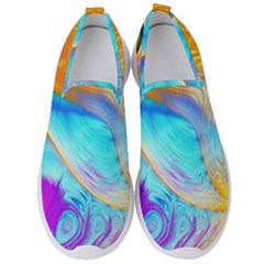 Artwork Digital Art Fractal Colors Men s Slip On Sneakers by Wegoenart