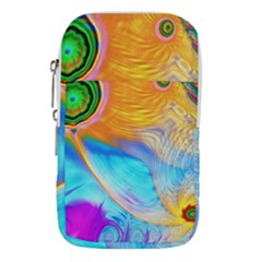 Artwork Digital Art Fractal Colors Waist Pouch (small) by Wegoenart