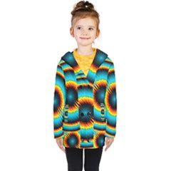 Art Artwork Fractal Digital Art Kids  Double Breasted Button Coat by Wegoenart