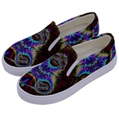 Artwork Fractal Digital Art Kids  Canvas Slip Ons by Wegoenart