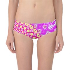 Digital Arts Fractals Futuristic Pink Classic Bikini Bottoms