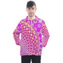 Digital Arts Fractals Futuristic Pink Men s Half Zip Pullover View1