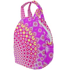 Digital Arts Fractals Futuristic Pink Travel Backpacks by Wegoenart