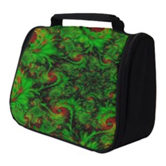 Art Artwork Fractal Digital Art  Green Full Print Travel Pouch (small) by Wegoenart