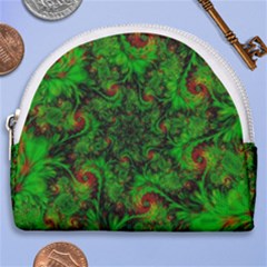 Art Artwork Fractal Digital Art  Green Horseshoe Style Canvas Pouch by Wegoenart