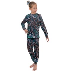 Art Artwork Fractal Digital Kids  Long Sleeve Set  by Wegoenart