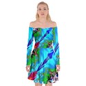 Abstract Art Art Design Modern Art Off Shoulder Skater Dress View1