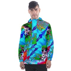 Abstract Art Art Design Modern Art Men s Front Pocket Pullover Windbreaker by Wegoenart