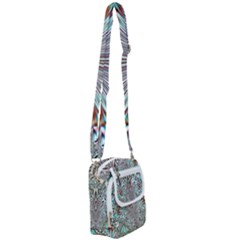 Crystal Design Crystal Pattern Glass Shoulder Strap Belt Bag by Wegoenart