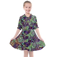 Background Design Art Artwork Kids  All Frills Chiffon Dress by Wegoenart