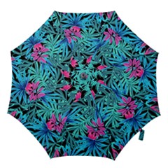 Leaves Picture Tropical Plant Hook Handle Umbrellas (medium) by Wegoenart