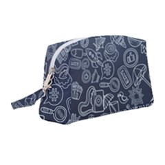 Internet Planets Drinks Computers Wristlet Pouch Bag (medium) by Wegoenart