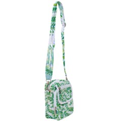 Leaves Green Pattern Nature Plant Shoulder Strap Belt Bag by Wegoenart