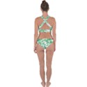 Leaves Green Pattern Nature Plant Cross Back Hipster Bikini Set View2