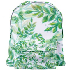 Leaves Green Pattern Nature Plant Giant Full Print Backpack by Wegoenart