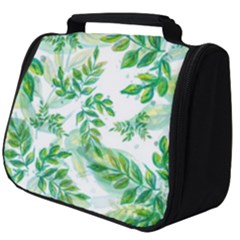 Leaves Green Pattern Nature Plant Full Print Travel Pouch (big) by Wegoenart