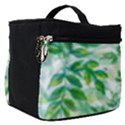 Leaves Green Pattern Nature Plant Make Up Travel Bag (Small) View1