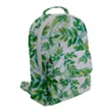 Leaves Green Pattern Nature Plant Flap Pocket Backpack (Small) View2