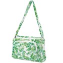 Leaves Green Pattern Nature Plant Front Pocket Crossbody Bag View1