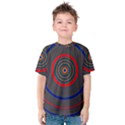 Art Design Fractal Circle Kids  Cotton Tee View1