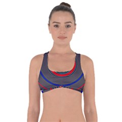 Art Design Fractal Circle Got No Strings Sports Bra by Wegoenart