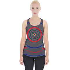 Art Design Fractal Circle Piece Up Tank Top by Wegoenart