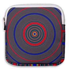 Art Design Fractal Circle Mini Square Pouch by Wegoenart