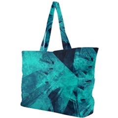 Background Texture Pattern Blue Simple Shoulder Bag by Wegoenart