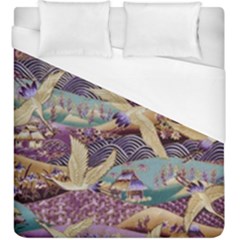 Textile Fabric Cloth Pattern Duvet Cover (king Size) by Wegoenart