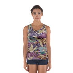 Textile Fabric Cloth Pattern Sport Tank Top  by Wegoenart