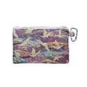 Textile Fabric Cloth Pattern Canvas Cosmetic Bag (Small) View2