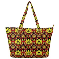 Abstract-a-9 Full Print Shoulder Bag