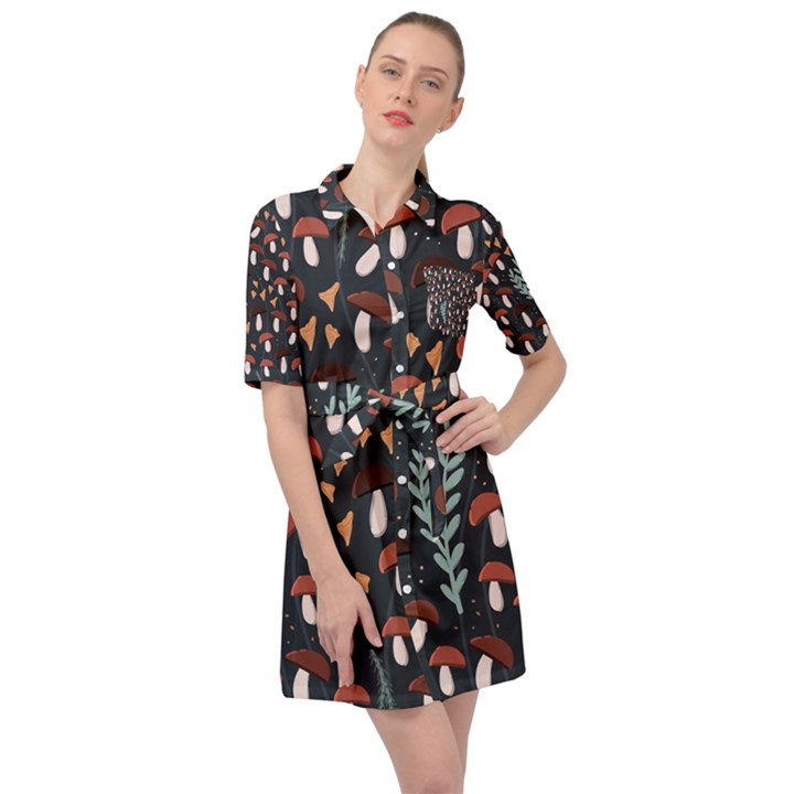 Summer 2019 50 Belted Shirt Dress