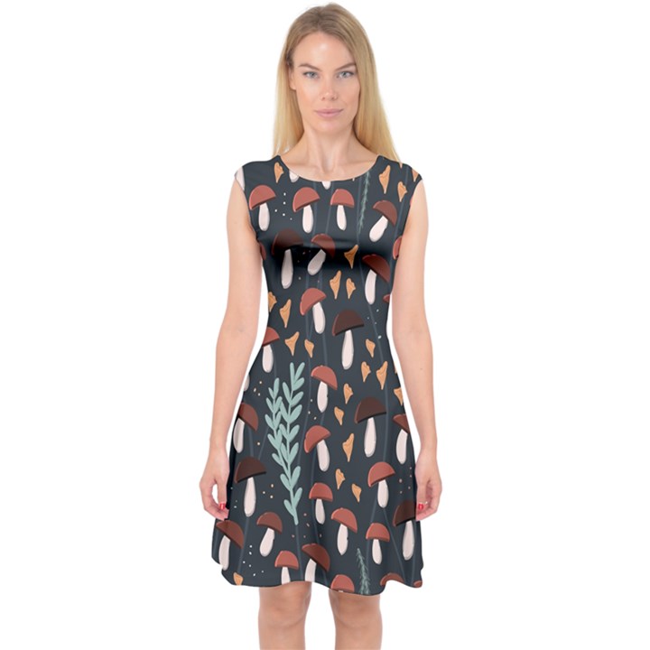 Summer 2019 50 Capsleeve Midi Dress