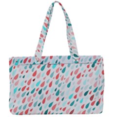 Rainy Day Pattern Canvas Work Bag by HelgaScand