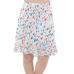 Rainy Day Pattern Fishtail Chiffon Skirt by HelgaScand