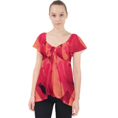 Poppies  Lace Front Dolly Top by HelgaScand