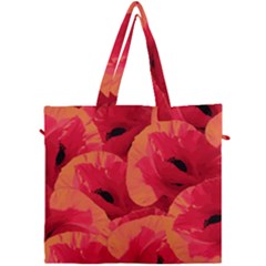 Poppies  Canvas Travel Bag by HelgaScand