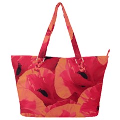 Poppies  Full Print Shoulder Bag