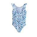 Rain Drops Kids  Frill Swimsuit View2