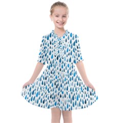 Rain Drops Kids  All Frills Chiffon Dress by HelgaScand