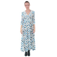 Rain Drops Button Up Maxi Dress