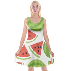 Watermelon Juice Auglis Clip Art Watermelon Reversible Velvet Sleeveless Dress by Vaneshart