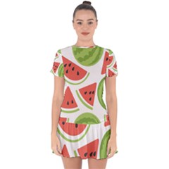 Watermelon Juice Auglis Clip Art Watermelon Drop Hem Mini Chiffon Dress by Vaneshart