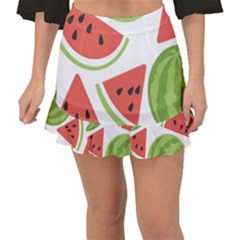 Watermelon Juice Auglis Clip Art Watermelon Fishtail Mini Chiffon Skirt by Vaneshart