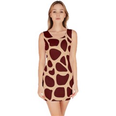 Animal Print Giraffe Patterns Bodycon Dress by Vaneshart